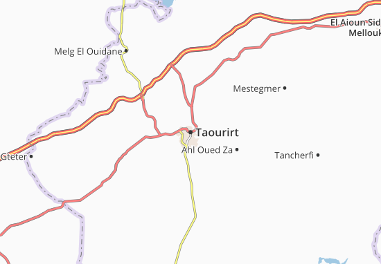 Kaart Plattegrond Taourirt