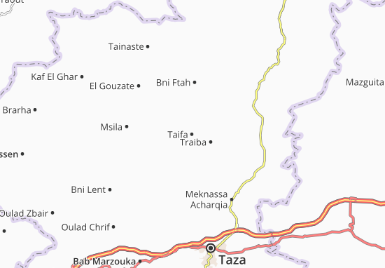 Kaart Plattegrond Taifa