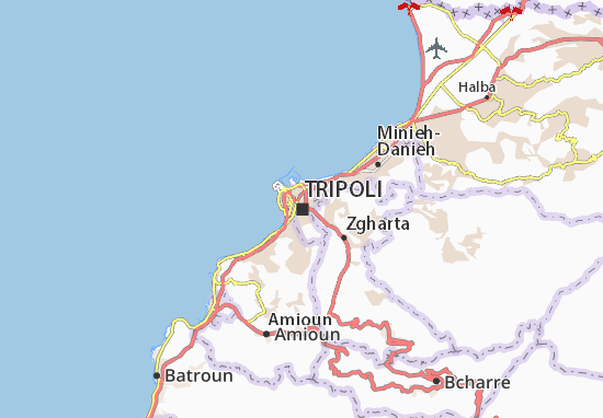 Mapa Plano Tripoli