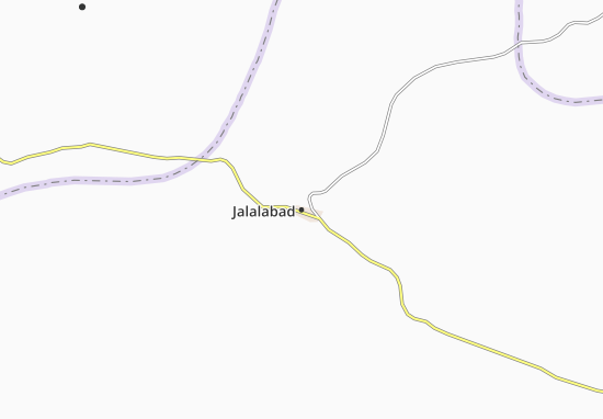 Mapa Jalalabad