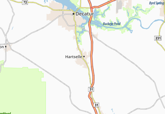 Hartselle Map
