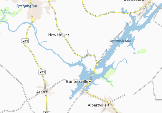 Kaart Plattegrond Cottonville