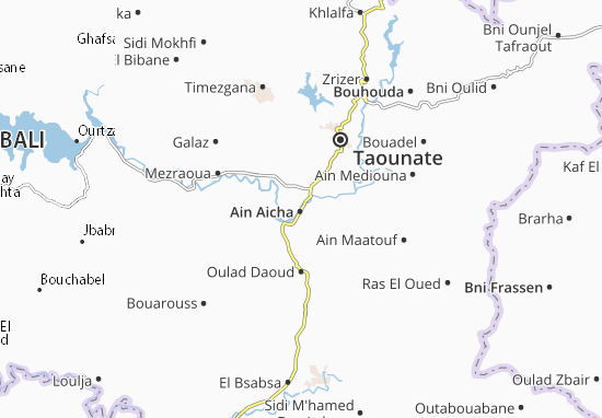 Mapa Ain Aicha