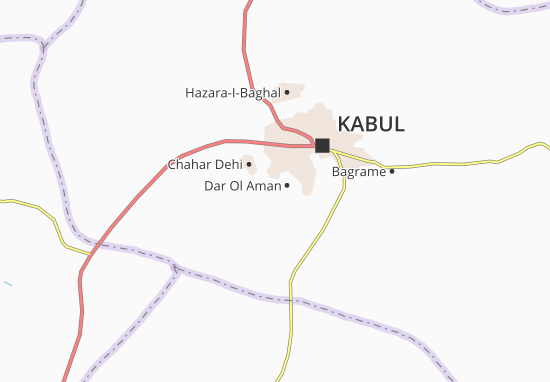 Kaart Plattegrond Qaleh-Ye Bakhtiar