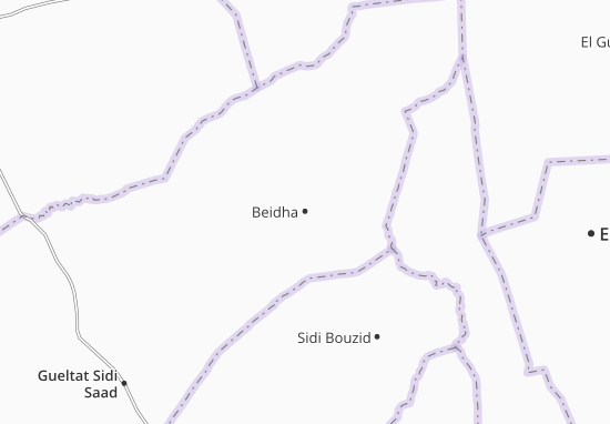 Mapa Beidha