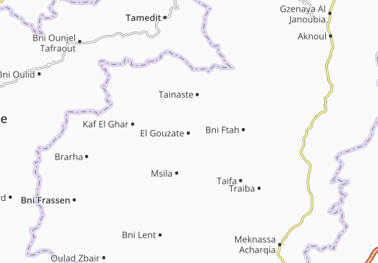 Karte Stadtplan El Gouzate