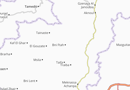 Bni Ftah Map