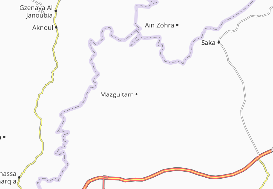 Karte Stadtplan Mazguitam