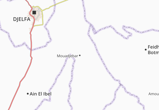 Karte Stadtplan Mouadjebar
