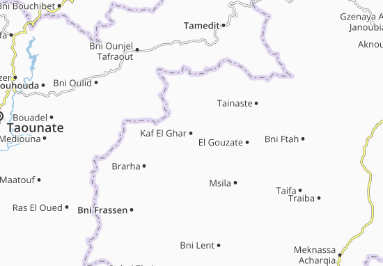 Mapa Kaf El Ghar
