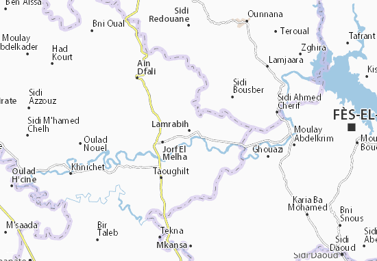 Karte Stadtplan Lamrabih