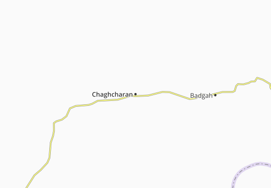 Karte Stadtplan Chaghcharan