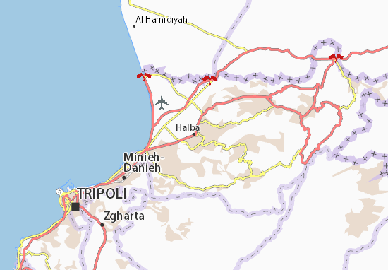Halba Map
