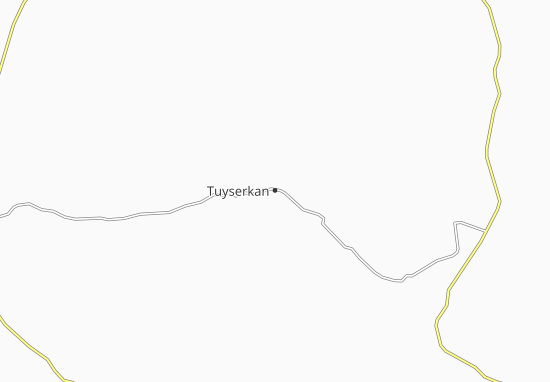 Mapa Tuyserkan