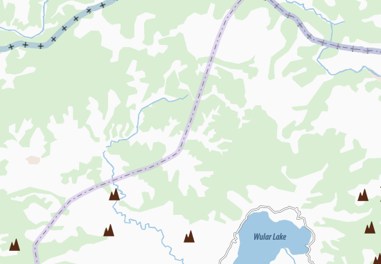 Mapa Kuligam