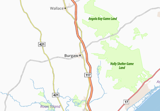 Mapa Burgaw