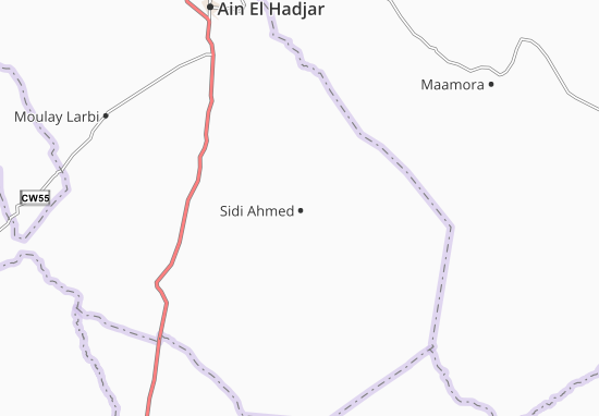 Mapa Sidi Ahmed