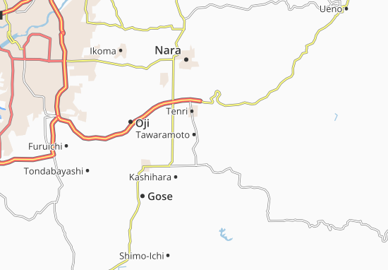 Mapa Tawaramoto