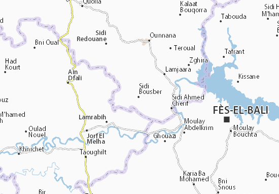 Sidi Bousber Map