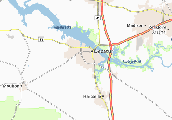 Karte Stadtplan Austinville