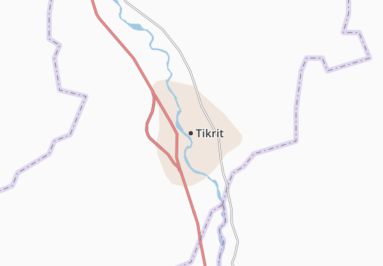 Mapa Tikrit