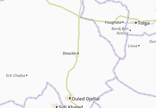 Karte Stadtplan Doucen