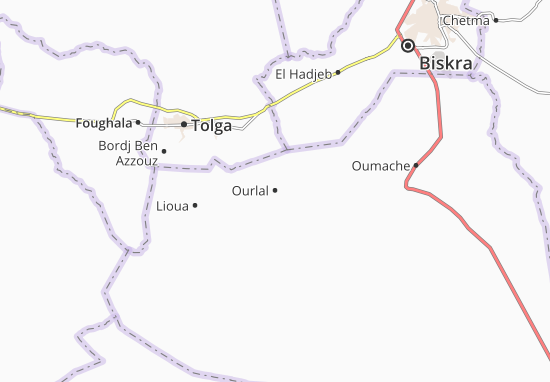 Karte Stadtplan Ourlal