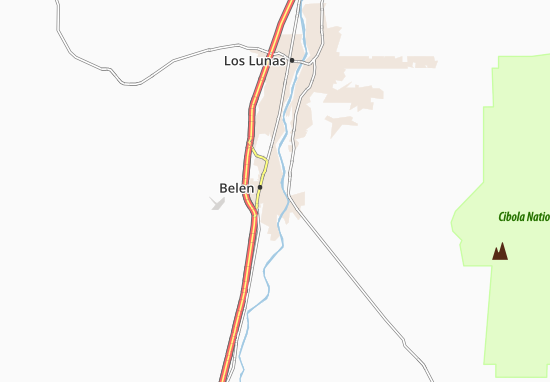 Karte Stadtplan Los Trujillos-Gabaldon