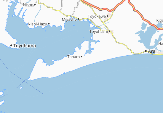 Karte Stadtplan Tahara