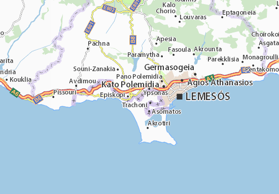 Kolossi Map