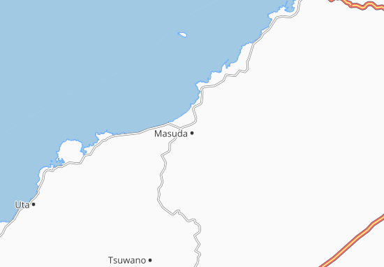 Karte Stadtplan Masuda