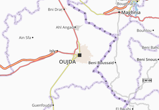 Oujda Map