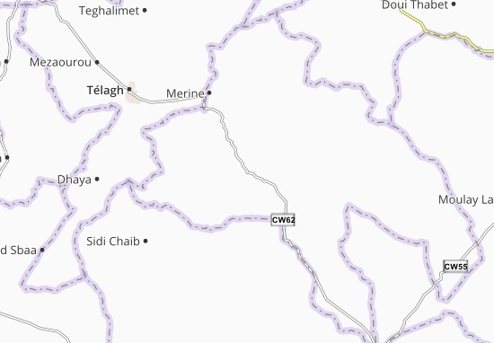 Karte Stadtplan Oued Taourira