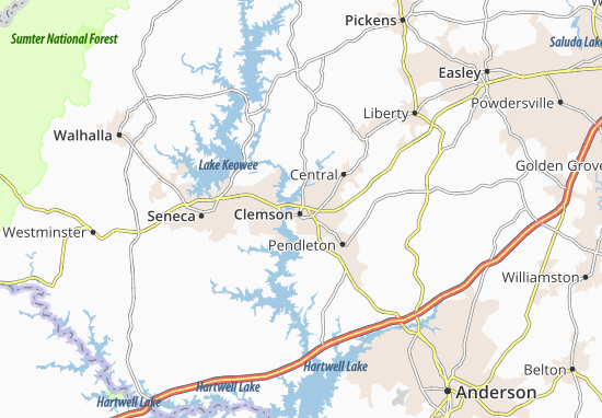 Clemson Map
