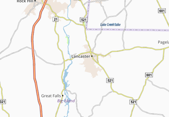 Kaart Plattegrond Lancaster Mill