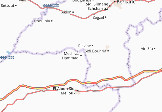 Mechraa Hammadi Map