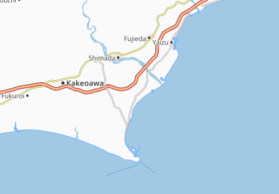 Kaart Plattegrond Shizunami