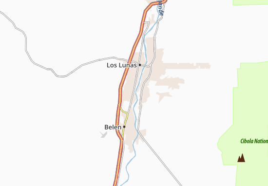 Kaart Plattegrond Los Chaves