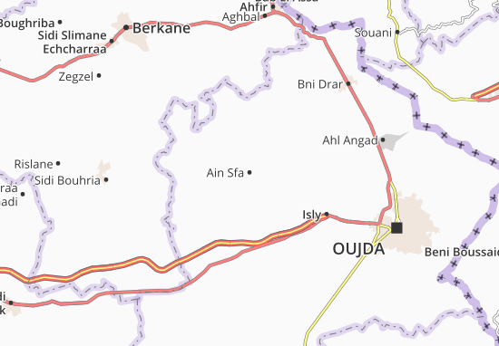 Mapa Ain Sfa
