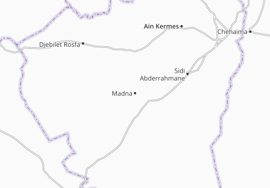 Karte Stadtplan Madna