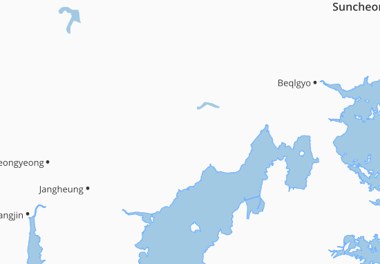 Karte Stadtplan Boseong