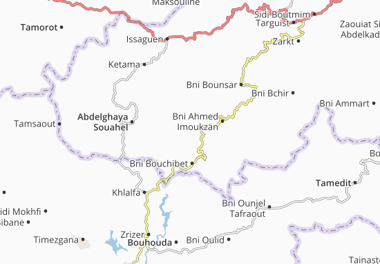 Taghzout Map