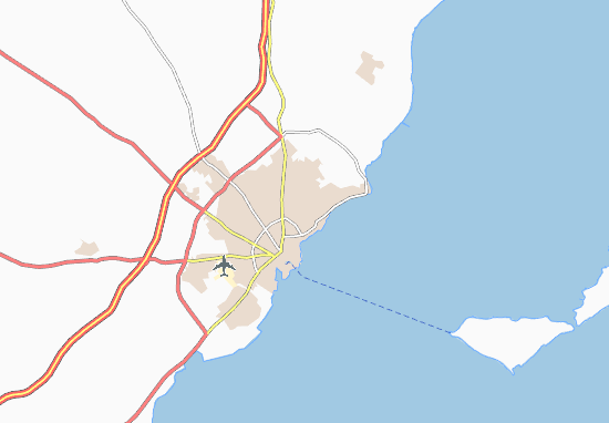 Karte Stadtplan Sakiet Eddaier