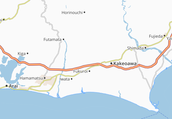 Oki-Yamanashi Map