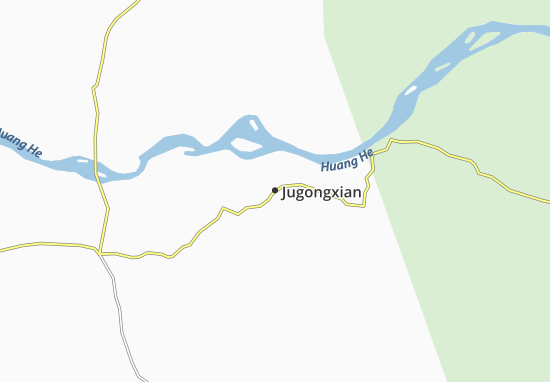 Karte Stadtplan Jugongxian
