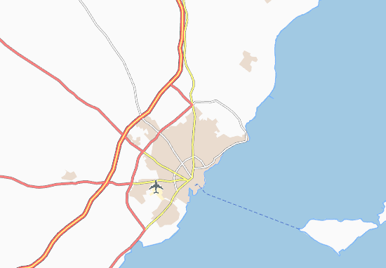 Karte Stadtplan Sakiet Ezzit