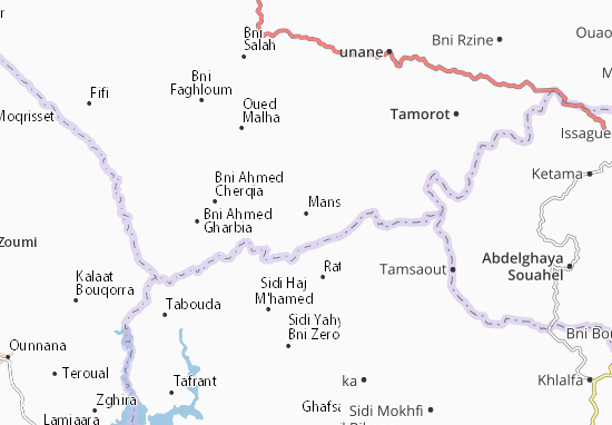 Mapa Mansoura