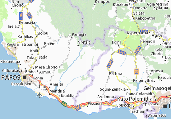 Karte Stadtplan Salamiou