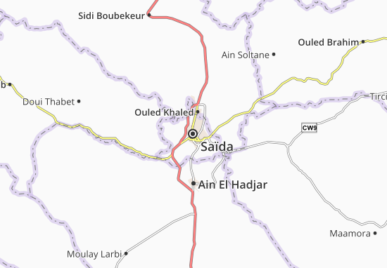Saïda Map