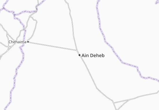 Kaart Plattegrond Ain Deheb